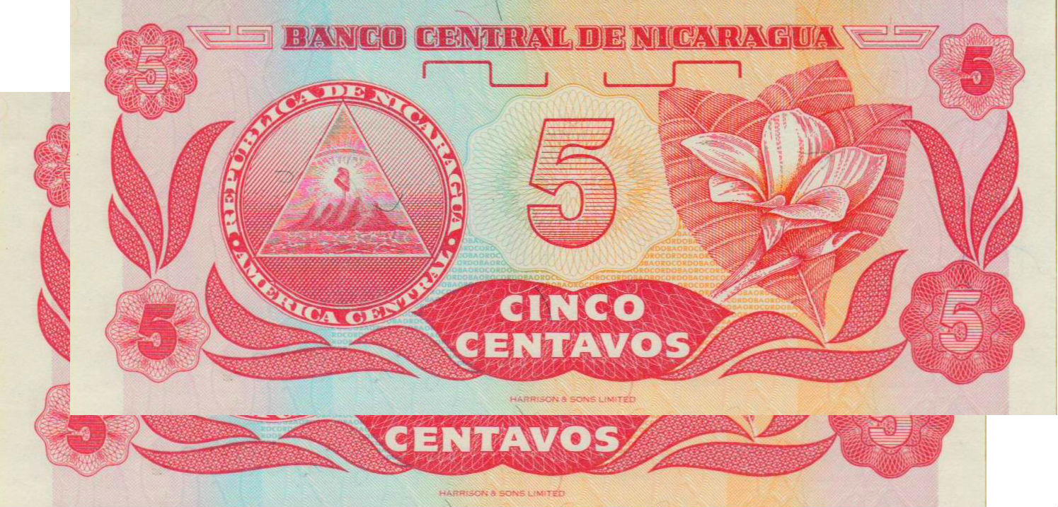Nicaragua 5 1991 UNC P-168/A2
